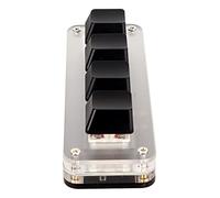 VBESTLIFE Clavier Macro Commutateur Rouge Ergonomique Boutons Personnalisés Mini Clavier USB pour PC (4 clés)