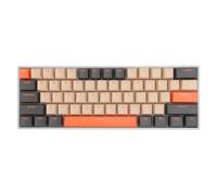 VBESTLIFE Clavier Mécanique 60% sans Fil 2,4 G, Bluetooth, Clavier de Jeu Filaire avec Commutateurs Rouges, Rétroéclairage RVB Dynamique, Mini Clavier de Bureau Compact 61 Touches