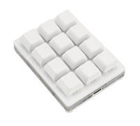 VBESTLIFE Clavier Mécanique à 12 Touches, Touches Portables Entièrement Programmables à Une Main, Commutateurs Rouges, échange à Chaud, USB Filaire de Type C, Universel pour Ordinateur
