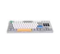 VBESTLIFE Clavier Mécanique LCD AI, 78 Touches, Clavier de Jeu USB Filaire échangeable à Chaud avec Interrupteur Rouge à Montage sur Joint, Interrupteur Linéaire pour PC