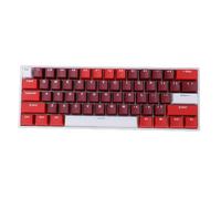 VBESTLIFE Clavier Mécanique RVB sans Fil à 3 Modes, Compact 61 Touches échangeables à Chaud avec Interrupteur Bleu, BT 5.0 2,4 G USB C Filaire pour Ordinateur Portable de Jeu (Rouge)
