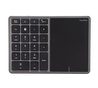 VBESTLIFE Clavier Numérique Bluetooth, Pavé Numérique sans Fil 2,4 G, Clavier Numérique USB 22 Touches Mini Clavier Numérique Rechargeable pour Ordinateur Portable, Ordinateur de Bureau, PC(Gris)