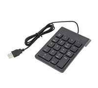 VBESTLIFE Clavier Numérique sans Fil, Portable et Mini Pavé Numérique à 18 Touches, Port USB, Clavier Numérique Antidérapant et Anti-Chute pour Ordinateurs Portables de Bureau