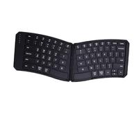 VBESTLIFE Clavier Pliable Ergonomique, Clavier Bluetooth Fendu Portable, Clavier sans Fil Rechargeable Ultra Mince pour Les Voyages Professionnels