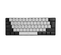 VBESTLIFE Clavier RVB, Interface Plug and Play Type C, Clavier Filaire, Sensation Mécanique, Rétro-Éclairage LED pour Les Entreprises (White)