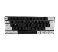 VBESTLIFE Clavier RVB, Interface Plug and Play Type C, Clavier Filaire, Sensation Mécanique, Rétro-Éclairage LED pour Les Entreprises (Black)