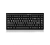 VBESTLIFE Clavier sans Fil avec Récepteur 2,4 G, Disposition 75% 84 Touches, Clavier Silencieux à Interrupteur à Ciseaux avec Raccourcis Multimédia pour Ordinateur de Bureau, Ordinateur (Black)