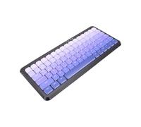 VBESTLIFE Clavier sans Fil Bluetooth 2.4G, Commutateur à Ciseaux Silencieux avec Connexion Double Mode pour Ordinateur Portable et Tablette (Dégradé Noir Violet)