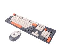 VBESTLIFE Clavier sans Fil Ergonomique 2,4 G, Clavier 104 Touches avec Portée de 10 M, Plug and Play, adapté pour PC, Ordinateur Portable, Bureau, Maison (Tapez 2)