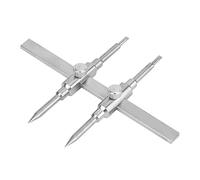 VBESTLIFE Clé d'objectif, ensemble d'outils d'ouverture de clé de service de clé de réparation d'objectif de caméra à double pointe en acier inoxydable Démonter l'objectif 10-130mm