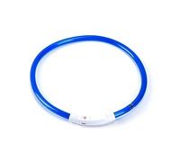 VBESTLIFE Collier de sécurité LED Rechargeable pour Chien, Haute visibilité, Lumière Longue Durée, en PVC, pour Chiens de Grande, Moyenne et Petite Taille, Rouge/Jaune/Vert/Bleu/Blanc/Rose/Orange