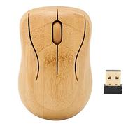 VBESTLIFE Combo Clavier et Souris sans Fil, Clavier D'ordinateur sans Fil Ergonomique en Bois 2.4G, Plug and Play (Souris)