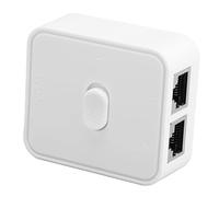 VBESTLIFE Commutateur Réseau Gigabit à 2 Ports, 10/100/1000 Mbps 2 Entrées 1 Sortie ou 1 Entrée 2 Sorties Sélecteur de Répartiteur de Commutateur Réseau RJ45