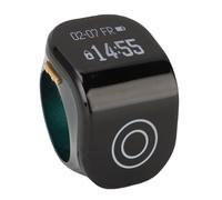 VBESTLIFE Comptoir de Bague Intelligente, Compteur de Doigts Numériques Anneau Tactile pour l'exercice de Travail, Compteur de Doigt Unisexe pour Le Suivi du Temps de Prière (Green)