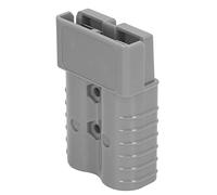VBESTLIFE Connecteur de Batterie à Courant élevé, Déconnexion Rapide Bipolaire 350 A 600 V, Robuste pour Chariot élévateur de Bateau de Caravane Solaire de Voiture, plaqué Argent (Grey)