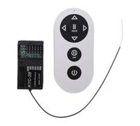 VBESTLIFE Contrôleur RC 2,4 GHz - Fonctionnement Stable 2,4 G avec Récepteur à Distance 4 Canaux, Conception à Double Moteur, Conception Portable pour Une Utilisation de Loisirs