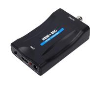 VBESTLIFE Convertisseur HDMI vers BNC, Convertisseur de Signal Audio Vidéo HD vers Analogique avec Sortie Sonore 3,5 Mm, pour DVD DVR Caméra de sécurité TV Box Console de Jeu
