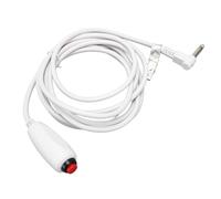VBESTLIFE Cordon à Bouton-Poussoir, Cordon d'appel d'infirmière de Remplacement Universel avec Bouton Rouge, Prise de 6,35 Mm, Poignée étanche de 9,8 Pieds, Support à Clip pour Vêtements