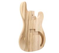 VBESTLIFE Corps de Basse en érable pré-percé pour Guitare électrique DIY, Style PB, Finition Polie, Couleur Bois, 19,5 X 13 X 1,7 Pouces