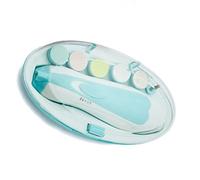 VBESTLIFE Coupe-Ongles électrique Portable pour bébé avec 6 Têtes de Meulage pour un Soin Doux des Ongles des Nouveau-nés et des Tout-petits (BLUE)