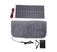 VBESTLIFE Coussin Chauffant Solaire pour Animaux de Compagnie, Lit d'hiver pour Chien avec Boîte de Stockage d'énergie, Tapis Chauffant Intérieur et Extérieur pour Chiens et Chats