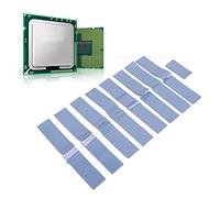 VBESTLIFE Coussin Thermique, Coussin de Refroidissement isolé Résistant à la Chaleur en Silicone 30x30x1,5 Mm, pour CPU GPU Dissipateur Thermique Carte Graphique LED IC électronique