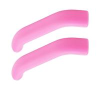 VBESTLIFE Couvercle de Protection du Levier de Frein en Silicone Souple Antidérapant, pour Poignées de Vélo de Montagne, Soulage la Fatigue des Mains, Belle Apparence (Rose profond)