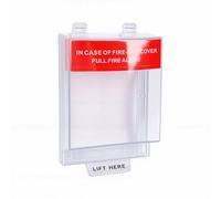VBESTLIFE Couvercle de Station de Traction D'alarme Incendie, Boîte de Protection Transparente, Conception Ignifuge étanche à L'eau, pour Boutons Manuels D'urgence Intérieurs et Extérieurs