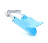 VBESTLIFE Couvre-Bouche Réglable en Silicone pour Chien, Muselière Douce et Respirante en Forme de Bouche de Canard, Couvre-Bouche pour Animaux de Compagnie pour Mordre, Aboyer, Lécher Les (L)