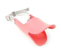 VBESTLIFE Couvre-Bouche Réglable en Silicone pour Chien, Muselière Douce et Respirante en Forme de Bouche de Canard, Couvre-Bouche pour Animaux de Compagnie pour Mordre, Aboyer, Lécher Les (M)