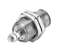 VBESTLIFE Cylindre à Broche à Simple Action, Mini Cylindre Pneumatique à Alésage d'aiguille CJPB1515 Mm avec Rappel par Ressort pour l'automatisation Industrielle, Boulon Compact (CJPB15*10)