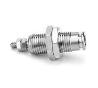 VBESTLIFE Cylindre à Broche à Simple Action, Mini Cylindre Pneumatique à Alésage d'aiguille CJPB1515 Mm avec Rappel par Ressort pour l'automatisation Industrielle, Boulon Compact (CJPB6*10)