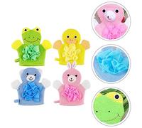 VBESTLIFE de Bain Exfoliants pour bébé, Mignons, Design de Dessin animé, de Douche, Pratiques pour Bébés, Serviette en Tissu PE, Parfaits pour le Bain des Enfants