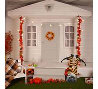 VBESTLIFE Décoration de Pattes de Sorcière d'halloween en Tissu Doux avec Chaussures pour Cour, Pelouse, Jardin, Fête, Décoration d'halloween, à Suspendre à Un Arbre pour Intérieur et Extérieur, 1