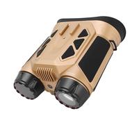 VBESTLIFE des Lunettes de Vision Nocturne, des Jumelles de Vision Nocturne 4K avec Une Batterie Rechargeable de 3000mAh, Une Photo et Une Vidéo, Un écran HD 2,4 Pouces pour Le Camping et (Yellow)