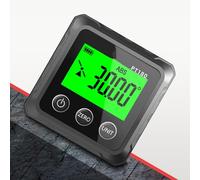 VBESTLIFE Détecteur D'angle Numérique, Jauge D'angle Magnétique Puissante 4x90 °, Rapporteur D'onglet de Scie à Table, Outil de Mesure du Travail du Bois, Boîte de Niveau à Suspendre