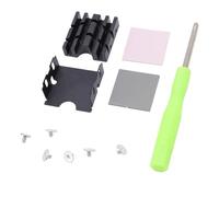 VBESTLIFE Dissipateur Thermique SSD M.2 2230, Dissipateur Thermique Double Face avec Coussinets Thermiques en Silicone pour PC M.2 PCIE NVME SSD