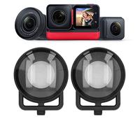 VBESTLIFE Double Protection D'objectif pour Insta360 One RS, Verre Trempé AF AR Double Couche de Revêtement Optique pour Caméra d'action Insta 360 One RS
