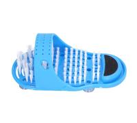 VBESTLIFE Douche épurateur de Pieds Massage Relaxant Nettoyant pour Pieds pour Usage Domestique PVC Bleu 5,3 X 11,2 Pouces