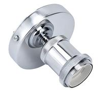 VBESTLIFE Douille de Lampe Vintage E26 E27 de Haute qualité avec Fonction Ignifuge pour une Utilisation Sûre dans la Salle D'étude et le Bureau (SILVER)