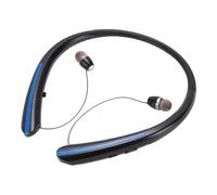 VBESTLIFE Écouteurs Bluetooth 5.3 Rétractables avec de Cou, IPX5, Résistant à la Transpiration, Batterie 24 Heures, Casque Stéréo sans Fil avec Suppression du Bruit avec Micro pour (Blue)