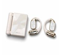 VBESTLIFE Écouteurs Bluetooth, écouteurs à Crochet d'oreille Double Pliable avec Suppression du Bruit étanche IPX5, pour Les Entraînements de Course à Pied et Les études (White)