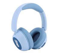VBESTLIFE Écouteurs Bluetooth pour Enfants, Autonomie de 25 Heures avec Chargement USB C Rapide, Lumières LED Colorées, Mode Filaire sans Fil sur L'oreille, pour Tablette, Téléphone et (Blue)
