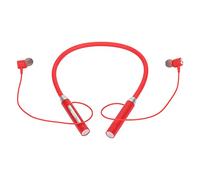 VBESTLIFE Écouteurs de Cou, sans Fil Bluetooth 5.2 avec Basses Stéréo Améliorées, étanche IPX5 pour la Course à Pied en Salle de Sport, Autonomie de 8 Heures, Crochets d'oreille Ergonomiques (Rouge)