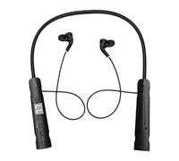 VBESTLIFE Écouteurs de Cou, Suppression du Bruit ENC avec Batterie à Affichage Numérique, 50 Heures de Lecture, Bluetooth 5.4, Micro Antibruit ENC pour la Course Sportive (Black)
