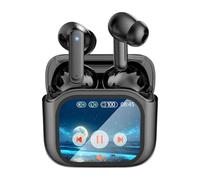 VBESTLIFE Écouteurs de Traduction en Temps Réel AI, écouteurs sans Fil Bluetooth 5.4 avec écran LCD, Traduction en 164 Langues, Lecture 8H, Micro Antibruit