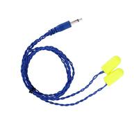 VBESTLIFE Écouteurs en Mousse de Course Automobile, Mini-écouteurs à Réduction de Bruit avec Prise Mono 1/8", Haut-Parleur Filaire Audio amélioré pour Les Jours de Course, Fil Solide, Embout