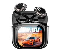 VBESTLIFE Écouteurs sans Fil, écouteurs Bluetooth Stéréo HiFi avec Suppression du Bruit, écran Tactile, étui de Chargement, Micro intégré, Autonomie de 40 Heures