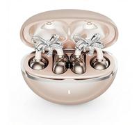 VBESTLIFE Écouteurs sans Fil, écouteurs Ouverts à Pince avec Nœud en Strass Amovible, Autonomie de 4 Heures, Bluetooth 6.0, pour Femme, Saint-Valentin