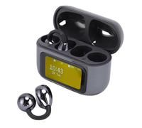 VBESTLIFE Écouteurs sans Fil, HiFi Bluetooth 5.49 sur des écouteurs avec écran Tactile Couleur LCD, Caisse de Charge, pour la Bibliothèque de Bureaux Sportifs (Black)